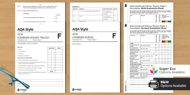 aqa-gcse-combined-science-physics-paper-1-foundation-beyond