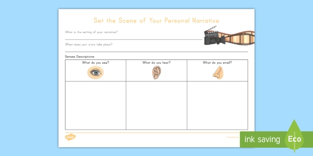 Set The Scene Writing Worksheet Worksheet Teacher Made