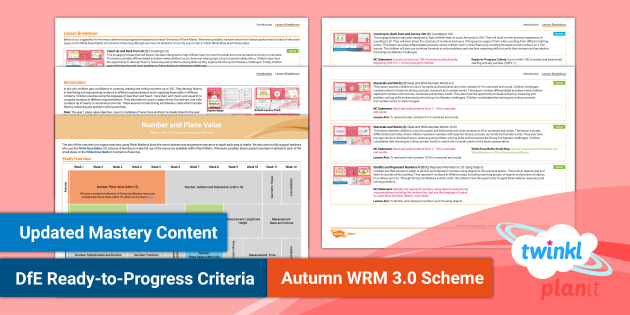 Number And Place Value - Place Value Lesson Plan KS1
