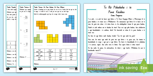 Maths Mystery Game/Pāngarau Pōkaikaha Tau 7-8 - Te Reo Māori