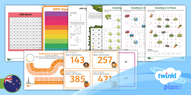 Level 2 Number Sequences Supporting Activity Pack