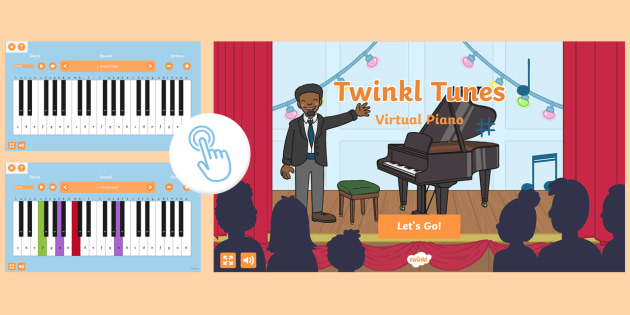 Twinkl Tunes Virtual Piano Game Teacher Made