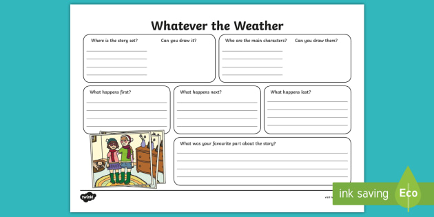 Whatever The Weather Book Review Worksheet Worksheet