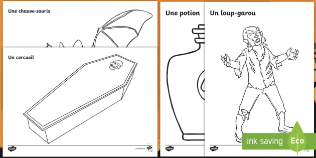 Halloween Feuilles De Coloriage