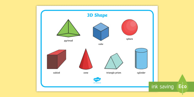 Free 3d Shape Word Mat Teacher Made - vrogue.co