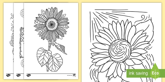 printable paint by numbers for kids  Sunflower coloring pages, Flower  coloring pages, Coloring pages