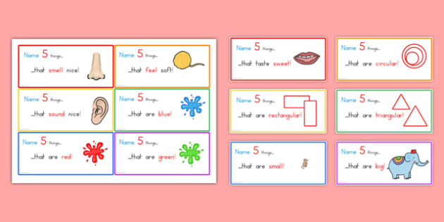 Naming Things Challenge Cards Primary Resources