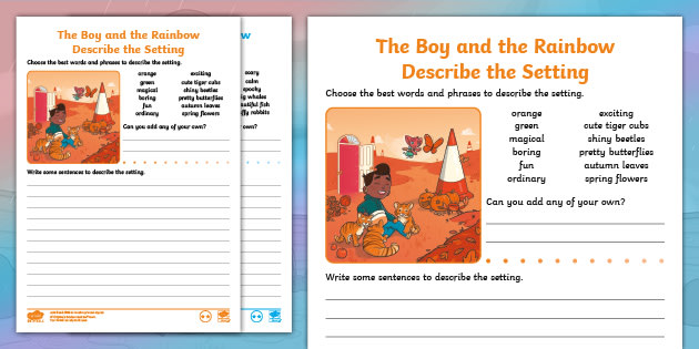 the-boy-and-the-rainbow-describe-the-setting-worksheets