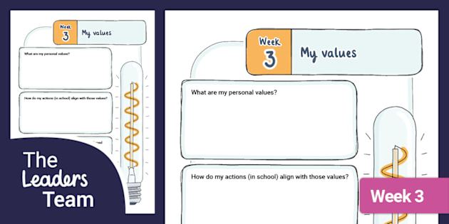 Leader&#x27;s Journal: My Values (Week 3)