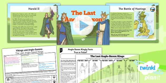 History: Vikings And Anglo-Saxons: The Last Anglo-Saxon Kings LKS2 ...