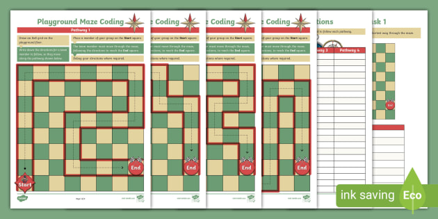 Coding Maze Activities | twinkl.co.uk