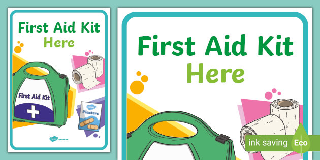 First aid on sale kit here