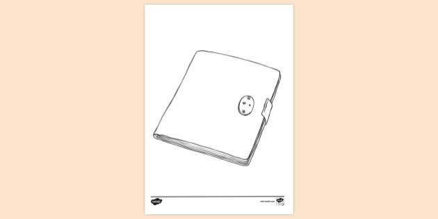 FREE! - Anne Frank's Diary Colouring Sheet (Teacher-Made)