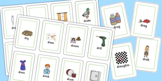 DR Flash Cards -speech sounds, phonology, articulation, speech therapy