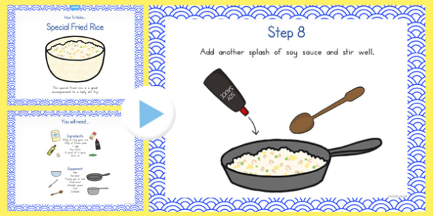 Special Egg Fried Rice Recipe PowerPoint