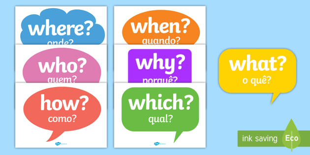 question-words-on-speech-bubbles-english-portuguese