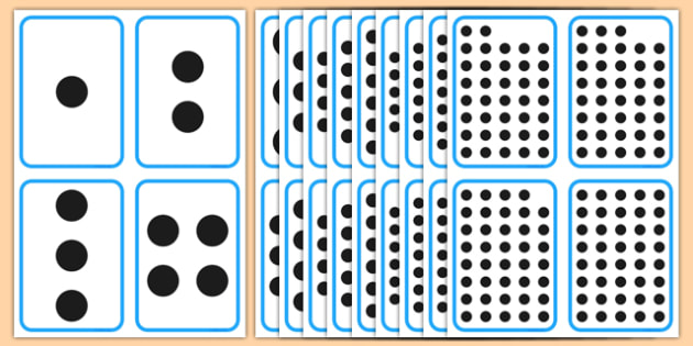 Count The Spots Flashcards 1 40 Teacher Made