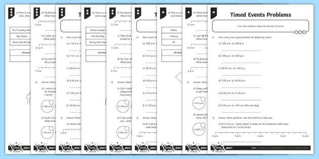 time duration worksheets word problems on time pdf