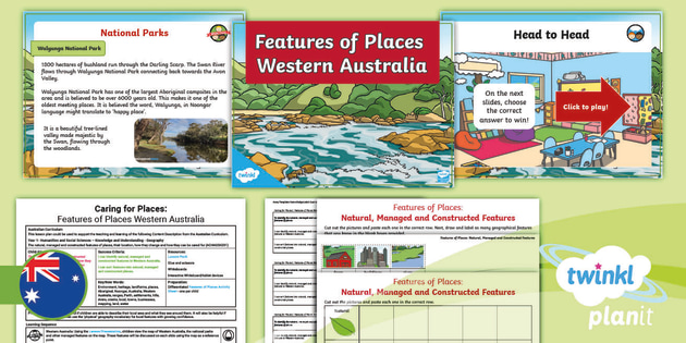 Year 1 HASS Geography Features of Places Western Australia