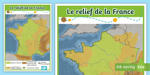 Poster format A2 : Les régions de France - Twinkl