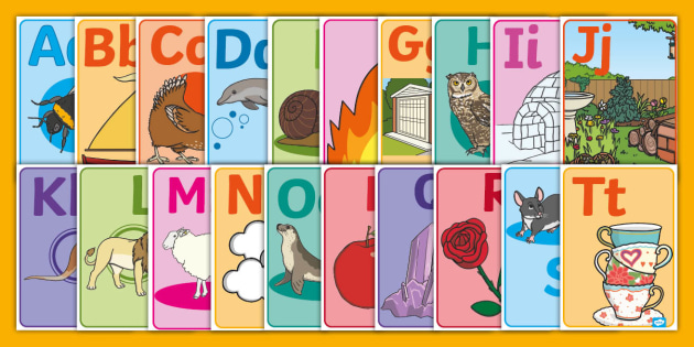 Lettres Majuscules De L'alphabet Imprimables