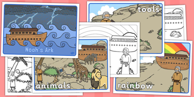 Noah's Ark Pictures - Primary Resources (teacher made)