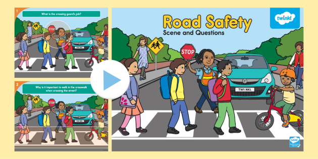 Staying Safe Around Traffic PowerPoint (Teacher-Made)