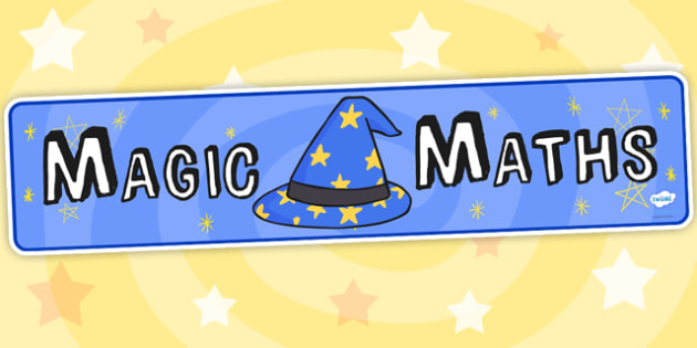 Free Magic Maths Area Display Banner Teacher Made