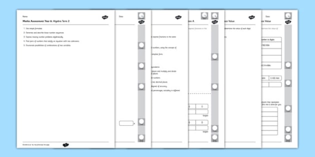 year 6 maths assessment pack term 2 teacher made