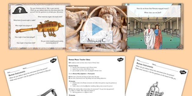 Roman Music Lesson Pack Ks2