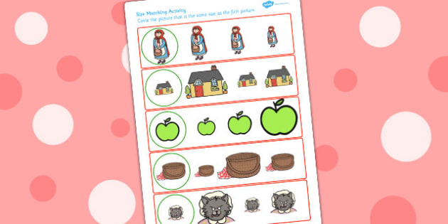 little-red-riding-hood-size-matching-worksheets-size-matching