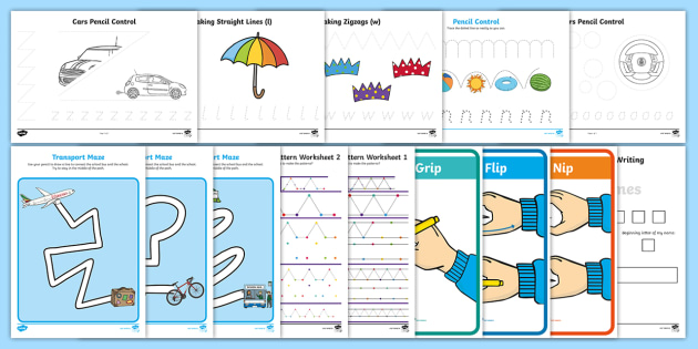 pre writing activity for junior infants handwriting skills