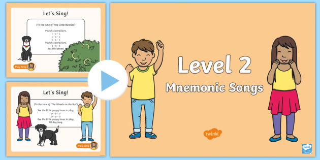 Level 2 Mnemonic Songs PowerPoint