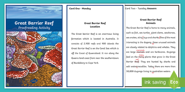 the great barrier reef essay