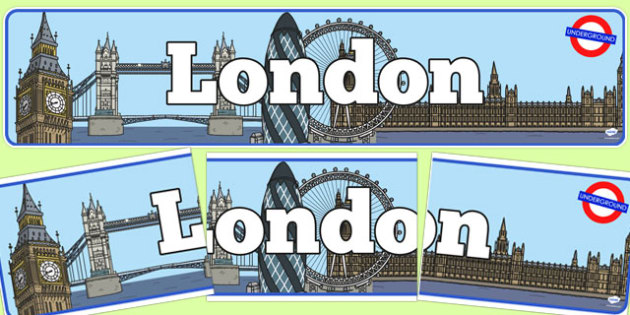 FREE! - London Underground Role Play Banner (Teacher-Made)