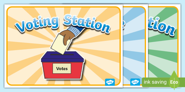 voting booth picture clipart