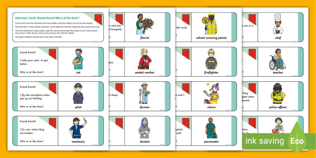 Inference Practice ‘Who Am I?’ Cards | Primary Resources