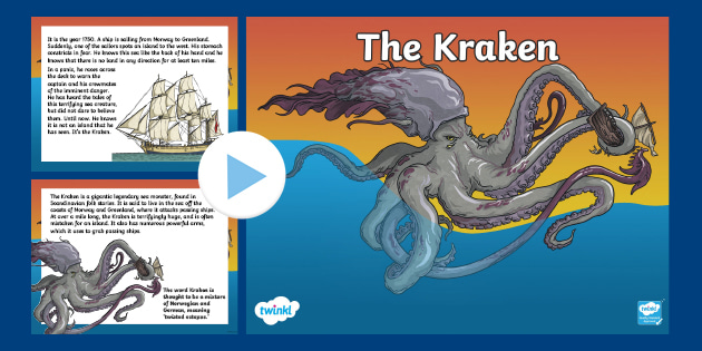 The Kraken Definition PowerPoint - CfE Second Level - Twinkl