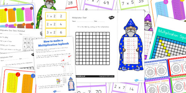 Multiplication Lapbook Creation Pack (teacher Made)