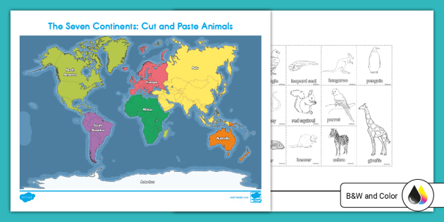 Puzzle Template World Map - Social Studies - Twinkl USA