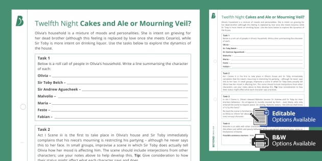 Olivia in Twelfth Night | GCSE Shakespeare | Beyond