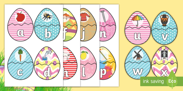 Easter Egg Alphabet Matching Activity (Teacher Made)