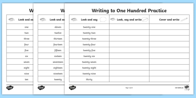 Writing Numbers in Words Worksheet KS2 Maths Resources