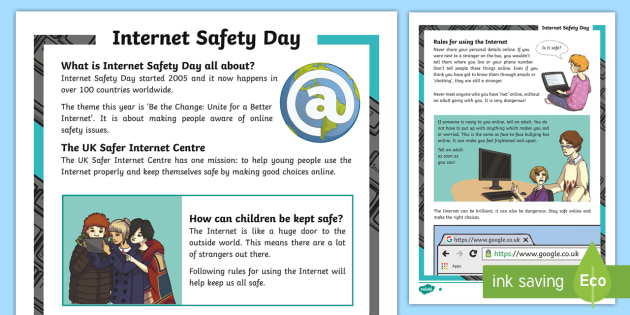 KS2 Internet Safety Day Differentiated Fact File   Internet