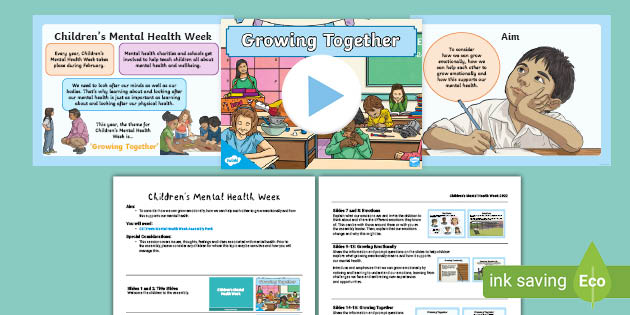 Children's Mental Health Week KS2 Assembly Pack