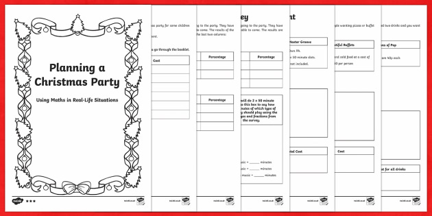 christmas maths problem solving ks2