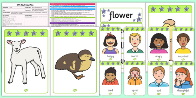 Spring Mind Map Activity Eyfs Adult Input Plan And Resource Pack