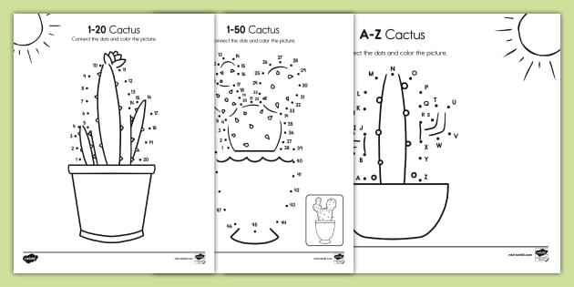 Plants and Polka Dots Sheet 1