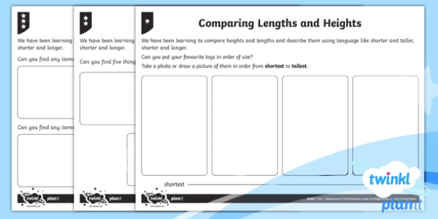 Compare Heights and Lengths: PlanIt Maths Measurements - KS1