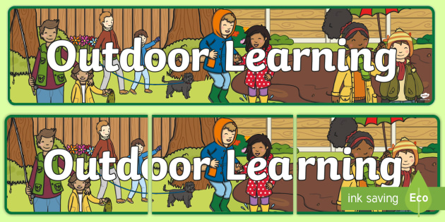 Outdoor Learning Display Banner Teacher Made